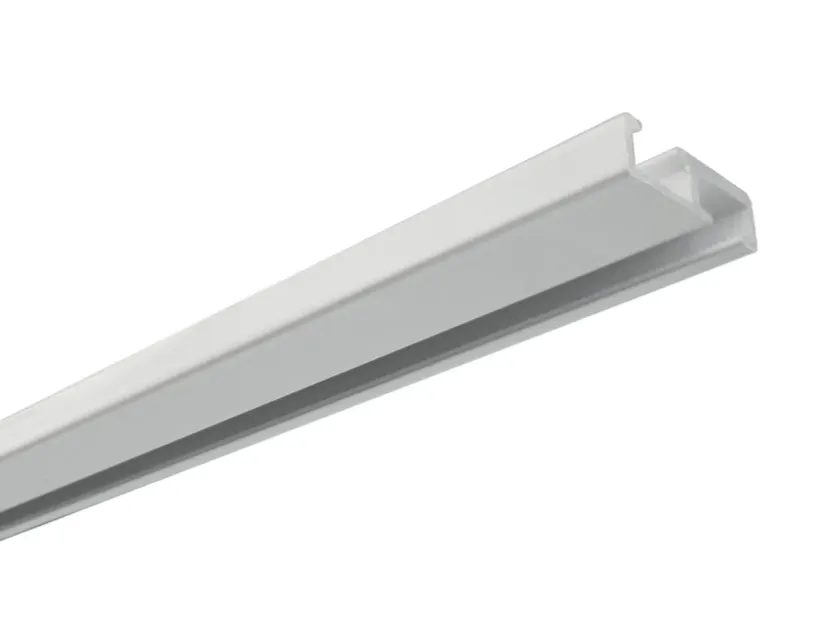 Aluminium-Vorhangschiene 1-läufig weiß
