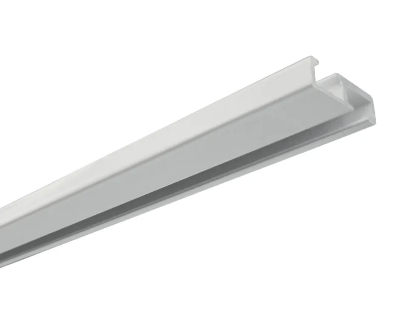 Aluminium-Vorhangschiene 1-läufig weiß