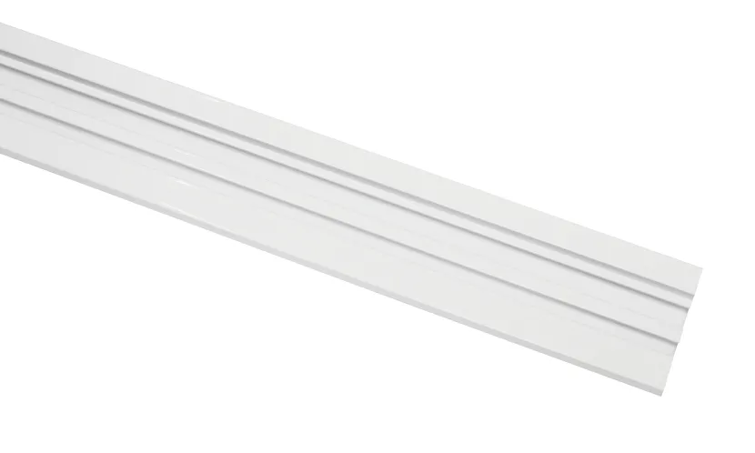 Aluminium-Vorhangschiene 2-läufig weiß
