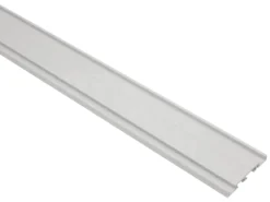 Aluminium-Vorhangschiene 2-läufig weiß