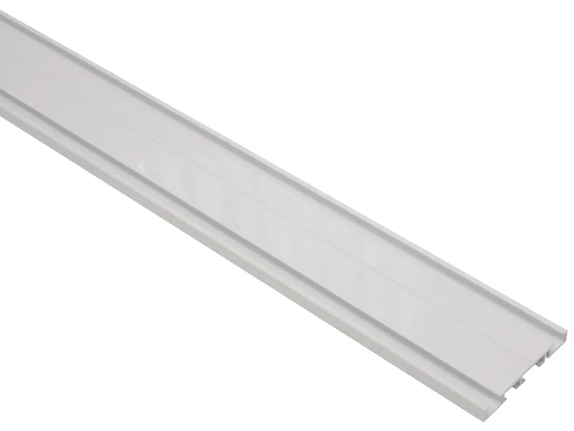 Aluminium-Vorhangschiene 2-läufig weiß