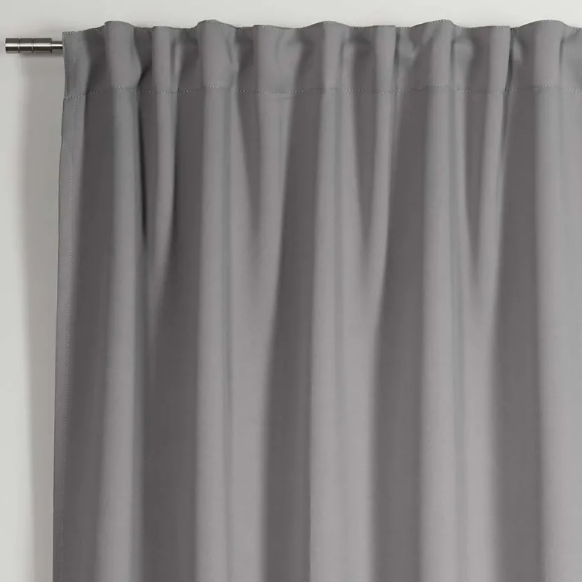 Dimout Schal mit Gardinenband