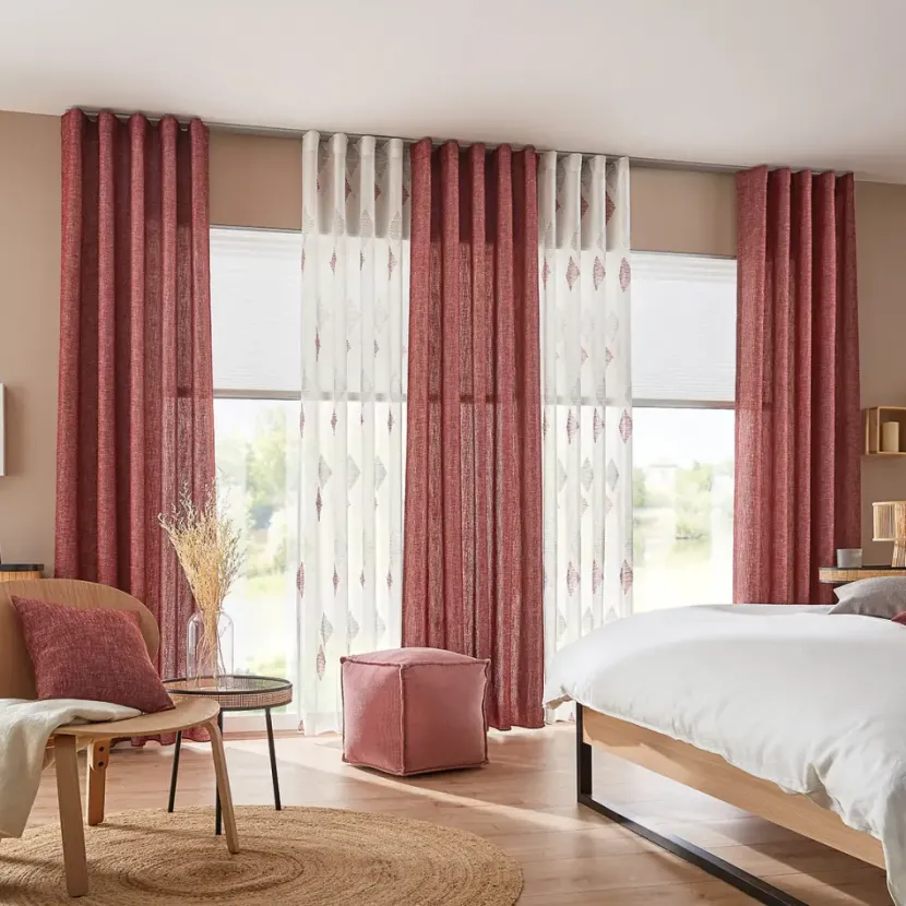 Fensterdeko-Trio für Ihr Schlafzimmer