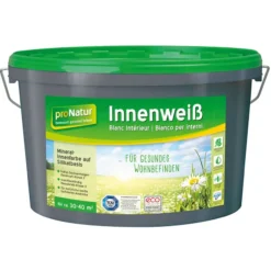 Innenfarbe für schneeweiße Wände und Decken
