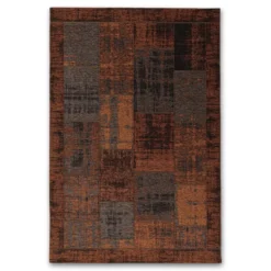 Moderner Teppich im Patchwork-Design