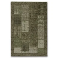 Moderner Teppich im Patchwork-Design