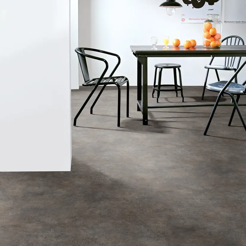PVC-Belag in Betonoptik