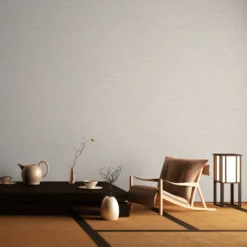 Vliestapete in warmen Beige