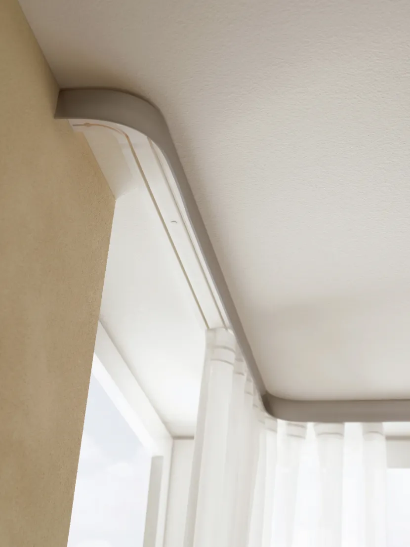 Vorhangschiene GE2 weiß